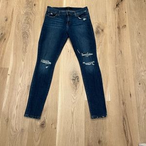 Joe’s Skinny Jeans Blue Ripped Knees Regular Fit  Size 28